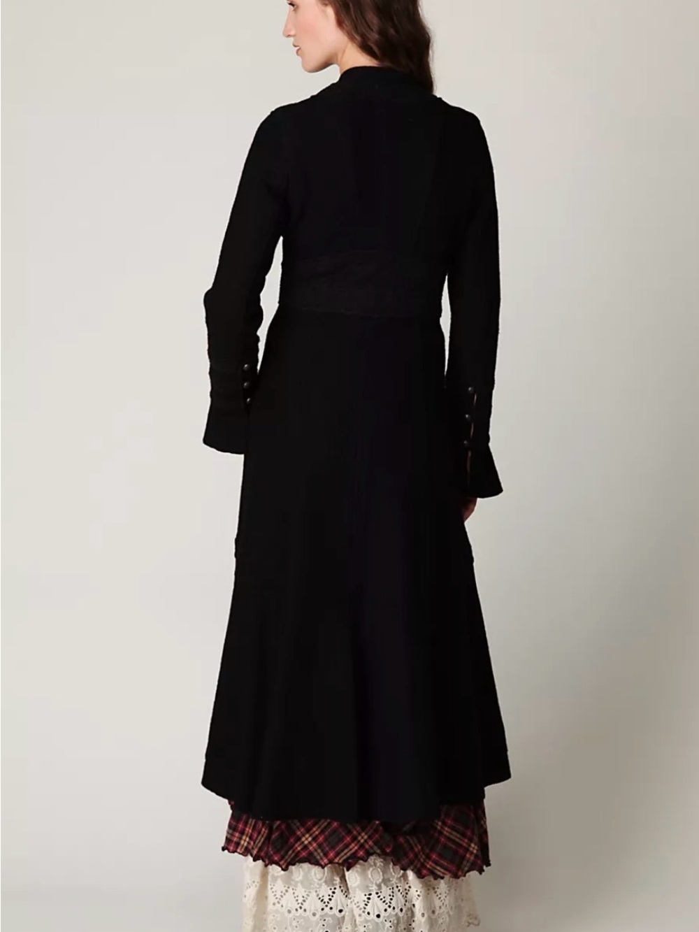 RARE Free People vintage inspired wool coat - Picture 4 of 6